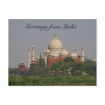 taj mahal distance postcards