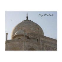 taj mahal dome postcards
