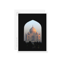 Taj Mahal In Light of Dawn India Photo Postcard by fat_fa_tin Taj Mahal In Light of Dawn India Photo Postcard