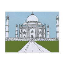 Taj Mahal postcards