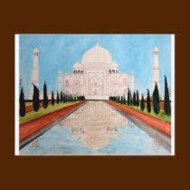 Taj Mahal Postcard