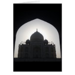 taj mahal silhouette black greeting card taj mahal silhouette black greeting card
