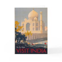Taj Mahal Vertical Greeting Card Vertical Greeting