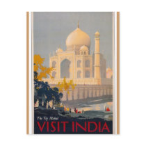 Taj Mahal Vertical Postcard