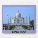taj mahal, WONDER WORLD mousepads