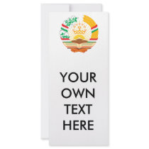 Tajikistan Coat of Arms Rack Cards