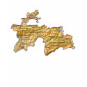 Tajikistan Flag and Map T-Shirt by FlagAndMap Tajikistan Flag and Map T-Shirt