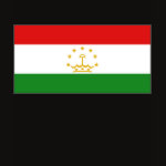 Tajikistan Flag Map Spaghetti Top