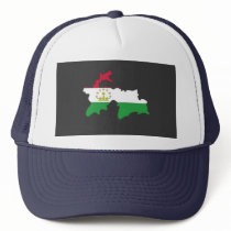 Tajikistan flag map hats
