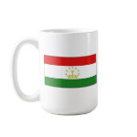 Tajikistan Flag Map Classic Mug