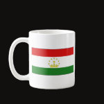Tajikistan Flag Map Classic Mug