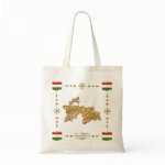 Tajikistan Map Flag Border Bag