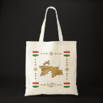 Tajikistan Map Flag Border Bag