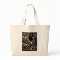 Takagi Toranosuke capturing a kappa underwater bags by japaneseprints Takagi Toranosuke capturing a kappa underwater bags