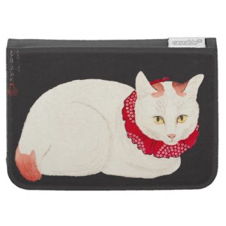 takahashi shotei tama nekko cat portrait ukiyo-e kindle cases