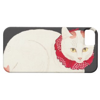 takahashi shotei tama nekko cat portrait ukiyo-e iPhone 5 case