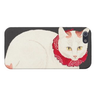 takahashi shotei tama nekko cat portrait ukiyo-e iPhone 5 cover