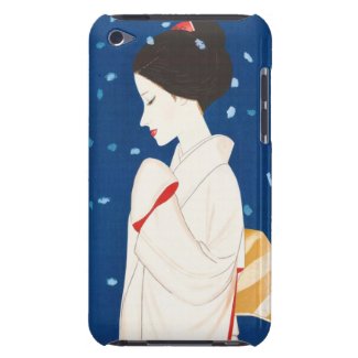Takasawa Keiichi Large Snowflake japanese lady iPod Touch Cases
