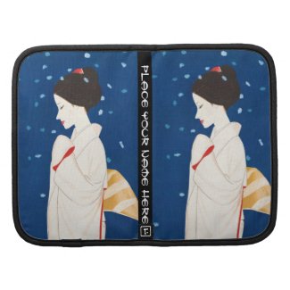 Takasawa Keiichi Large Snowflake japanese lady Folio Planners