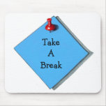 TAKE A BREAK: MEMO: OFFICE WORKAHOLIC MOUSEPADS