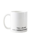 Take a Break! mugs by violetsandweeds Take a Break! mugs