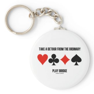 Take A Detour From The Ordinary Play Bridge Keychains