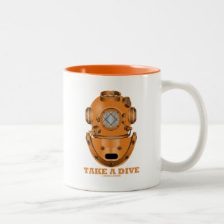 Take A Dive (Deep Diving Helmet Oceanographer) Mug