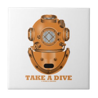 Take A Dive (Deep Diving Helmet Oceanographer) Tiles