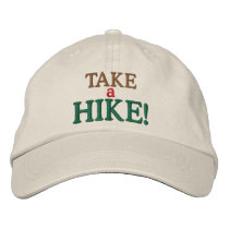Take a Hike! embroidered hats