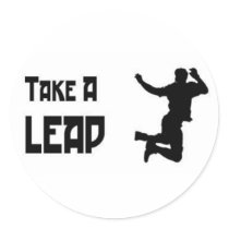 "Take a Leap" sticker by evanw_net "Take a Leap" sticker