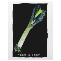 take a leek - dark customized letterhead