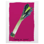 take a leek hot pink custom letterhead