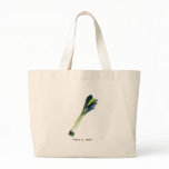 take a leek - light tote bags