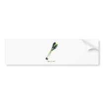 take a leek - light bumper stickers by KillerGreens take a leek - light bumper stickers