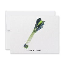 take a leek - light invitations by KillerGreens take a leek - light invitations