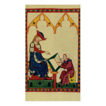 Take a letter- Medieval secretary business cards by Annaart Take a letter- Medieval secretary business cards