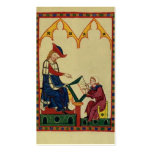 Take a letter- Medieval secretary Business Card Template
