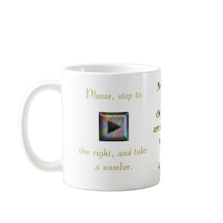 Take a Number Mug