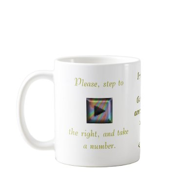 Take a Number Mugs by jmarkafghans