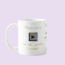 Take a Number mugs