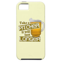 Take a Pitcher it will Last Longer iPhone 5 Cases