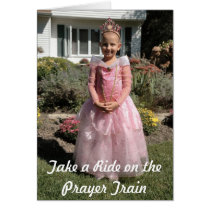 Take a Ride on the Prayer Train cards