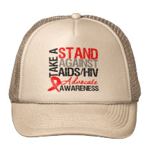 Take a Stand Against AIDS HIV Hat