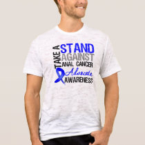 Take a Stand Against Anal Cancer t-shirts by giftsforawareness Take a Stand Against Anal Cancer t-shirts