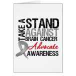 Take a Stand Against Brain Cancer Greeting Cards