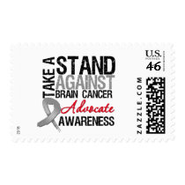 Take a Stand Against Brain Cancer postage by giftsforawareness Take a Stand Against Brain Cancer postage