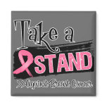 Take a Stand Against Breast Cancer magnets