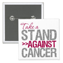 Take a Stand Against Cancer - Head and Neck Cancer Pin