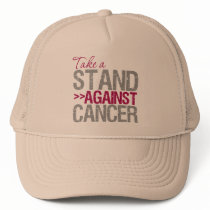 Take a Stand Against Cancer - Multiple Myeloma hats by cancerapparel Take a Stand Against Cancer - Multiple Myeloma hats