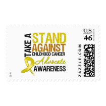 Take a Stand Against Childhood Cancer postage